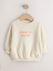 Cream Mummy's Bestie Crew Neck Sweatshirt (3mths-7yrs) - Image 1 of 4