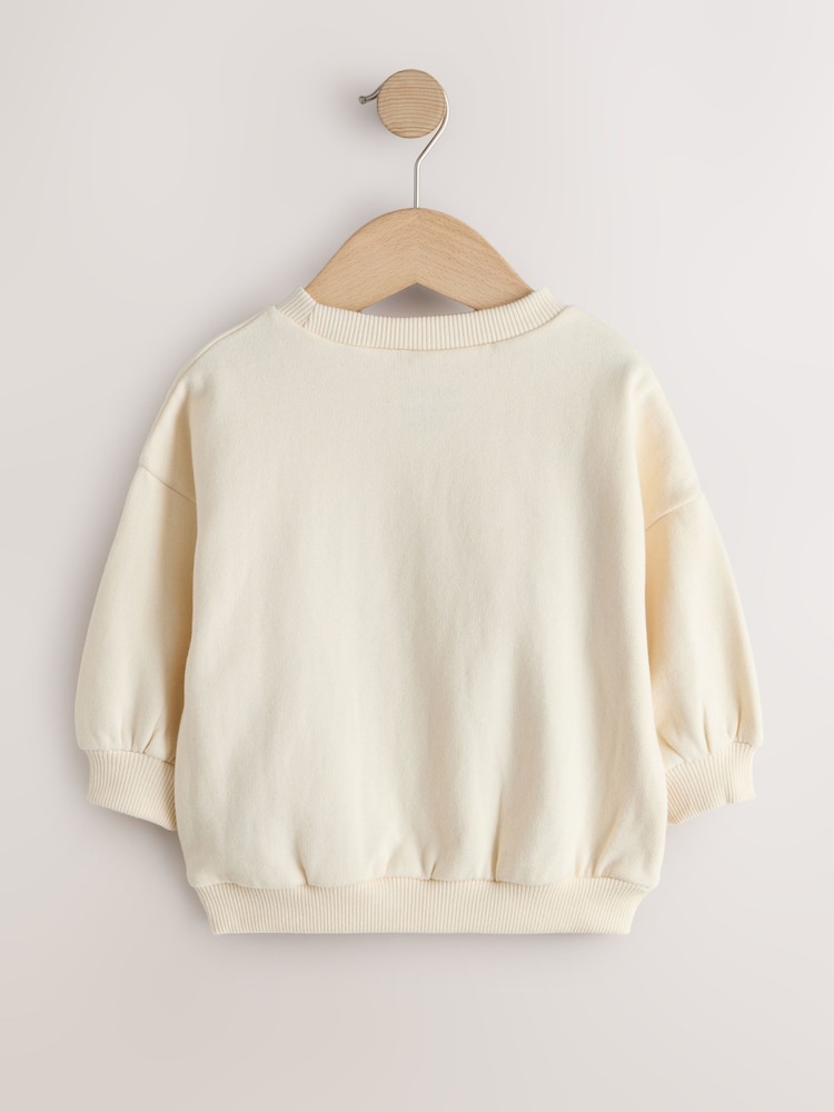 Cream Mummy's Bestie Crew Neck Sweatshirt (3mths-7yrs) - Image 2 of 4