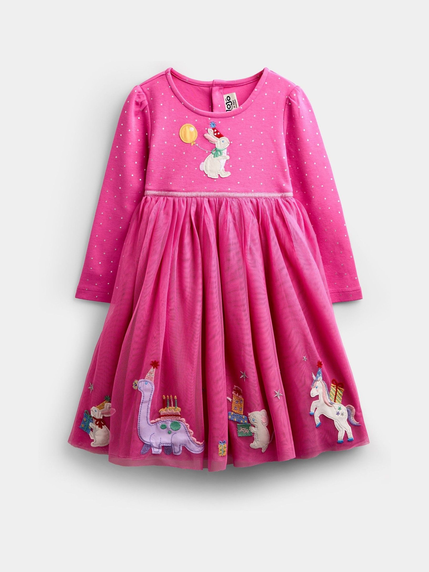 Jojo Maman Bébé Women's Bright Pink Dress