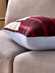 MADE.COM Burgundy Barbican Balcony Cushion - Image 3 of 4