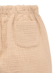 Purebaby Natural Slouchy Crinkle Cotton Joggers - Image 6 of 8