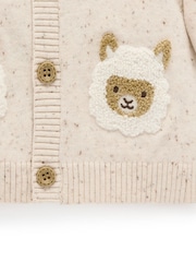 Purebaby Natural Fiesta Friends Cardigan - Image 5 of 5