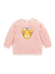 Purebaby Embroidered Frida Knit Jumper - Image 2 of 5