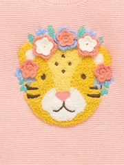 Purebaby Embroidered Frida Knit Jumper - Image 3 of 5