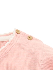 Purebaby Embroidered Frida Knit Jumper - Image 4 of 5