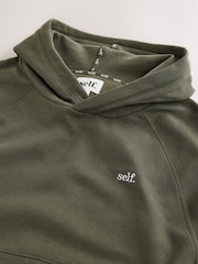 self. Khaki Green Hoodie - Image 2 of 3