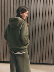 self. Khaki Green Hoodie - Image 4 of 9