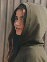 self. Khaki Green Hoodie - Image 5 of 9