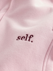 self. Pink Wide Leg Joggers - Image 4 of 4
