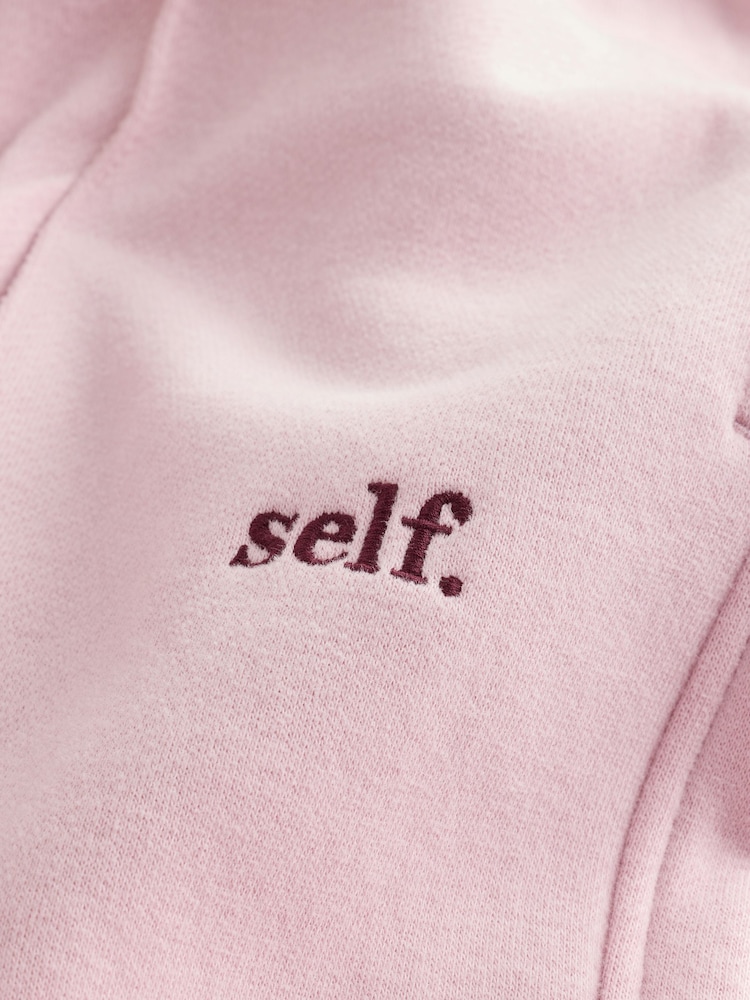 self. Pink Wide Leg Joggers - Image 4 of 4