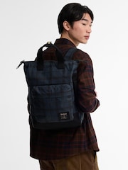 Barbour® Navy Field Wax Backpack - Image 1 of 4