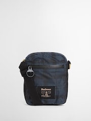 Marineblau - Barbour® Field Wax Umhängetasche - Bild 2 von 5