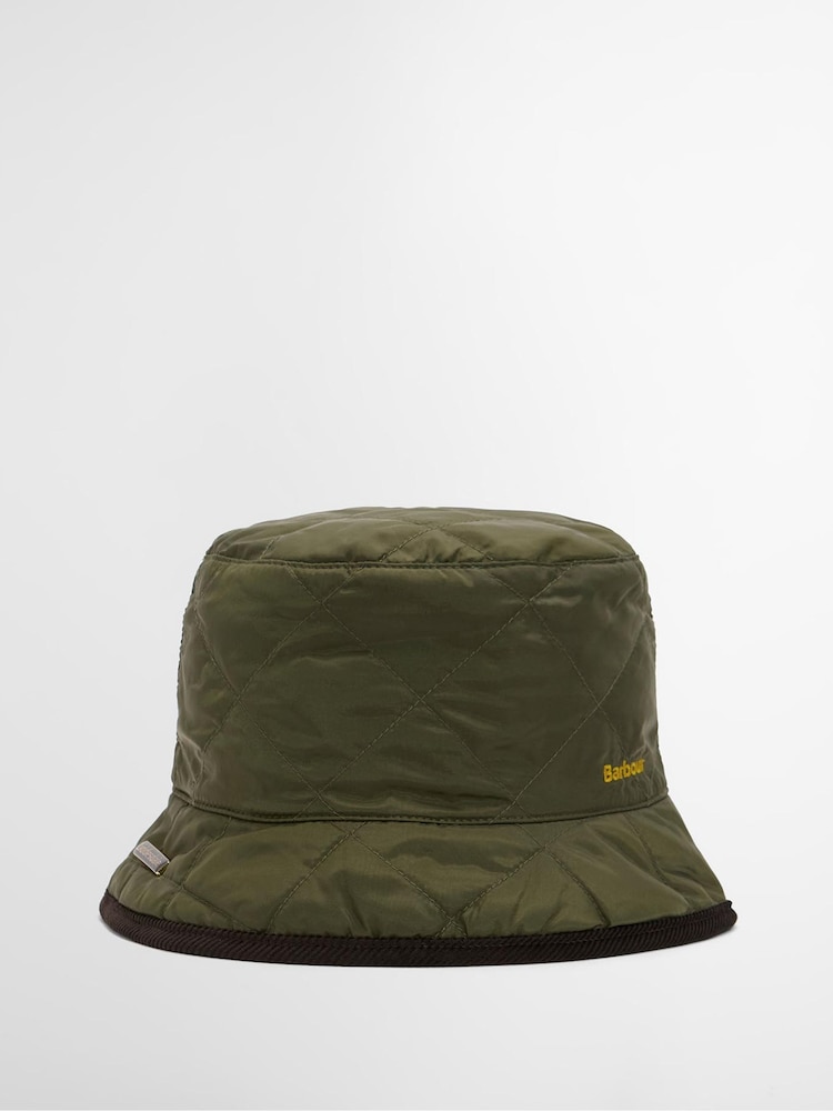 Barbour® Olive Green Liddesdale Hat - Image 1 of 6