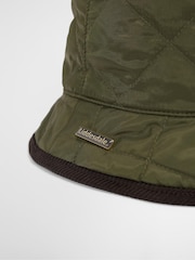 Barbour® Olive Green Liddesdale Hat - Image 5 of 6