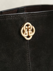 GANT Brown Suede Tote Bag - Image 4 of 6