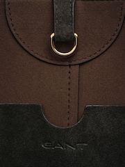 GANT Brown Suede Tote Bag - Image 6 of 6