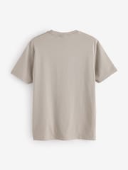 Brun - T-shirt GANT avec logo brodé - Image 6 sur 8