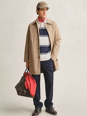 GANT Blue Block Stripe Rugby Shirt - Image 3 of 6