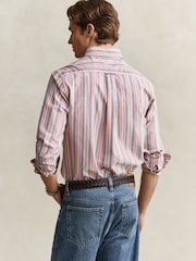 GANT Pink Oxford Classic Stripe Shirt - Image 4 of 7