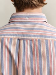 GANT Pink Oxford Classic Stripe Shirt - Image 6 of 7