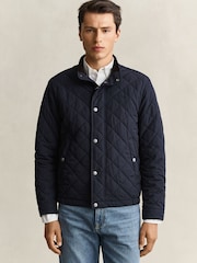GANT Blue Classic Quilted Jacket - Image 1 of 7