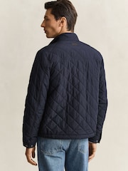 GANT Blue Classic Quilted Jacket - Image 4 of 7