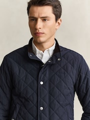 GANT Blue Classic Quilted Jacket - Image 5 of 7