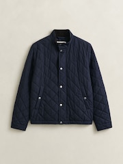 GANT Blue Classic Quilted Jacket - Image 7 of 7