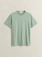 GANT Pale Turquoise Shield Logo T-Shirt - Image 4 of 4