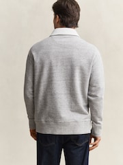 GANT Grey Embroidered Logo Rugby Shirt - Image 2 of 6