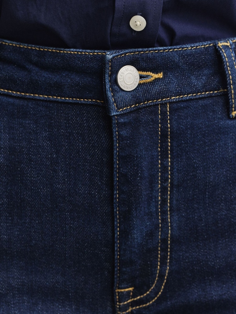 GANT Blue Slim Fit Flare Stretch Denim Jeans - Image 8 of 8