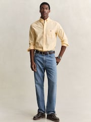 GANT Yellow Classic Oxford Shirt - Image 2 of 7