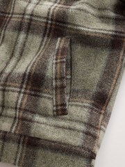 Neutral Borg Lined Trucker Jacket With Wool - Image 10 of 12