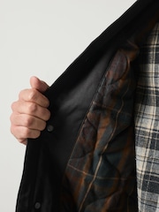 Black Shower Resistant Tri Blend Barn Jacket - Image 5 of 11
