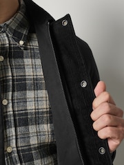 Black Shower Resistant Tri Blend Barn Jacket - Image 6 of 11
