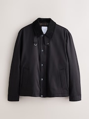 Black Shower Resistant Tri Blend Barn Jacket - Image 7 of 11