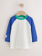 Multi Bright Long Sleeve Raglan T-Shirts 3 Pack (3mths-7yrs) - Image 3 of 6