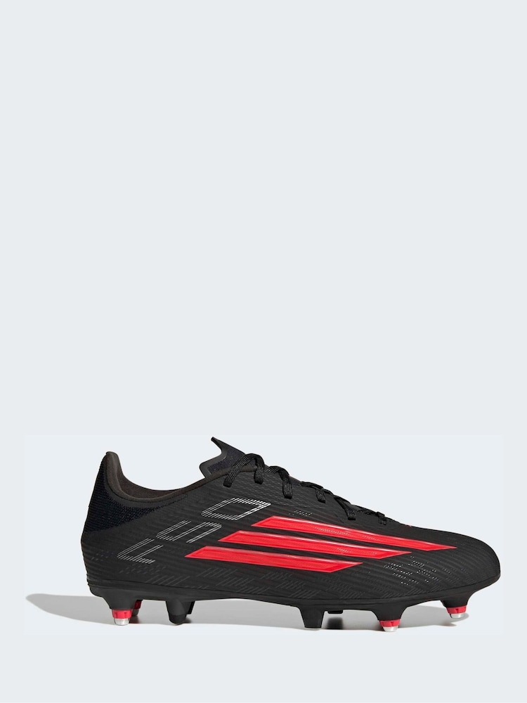 adidas Black F50 League Soft Ground Football Boots - Image 1 of 9
