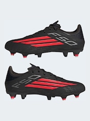 adidas Black F50 League Soft Ground Football Boots - Image 5 of 9