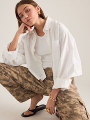 Καμουφλάζ - Anthropologie Barrel Cargo Trousers - Εικόνα 3 του 4