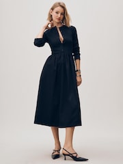Anthropologie Maeve Long-Sleeve Twofer Cardigan Midi Dress - Image 1 of 3