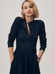 Anthropologie Maeve Long-Sleeve Twofer Cardigan Midi Dress - Image 3 of 3