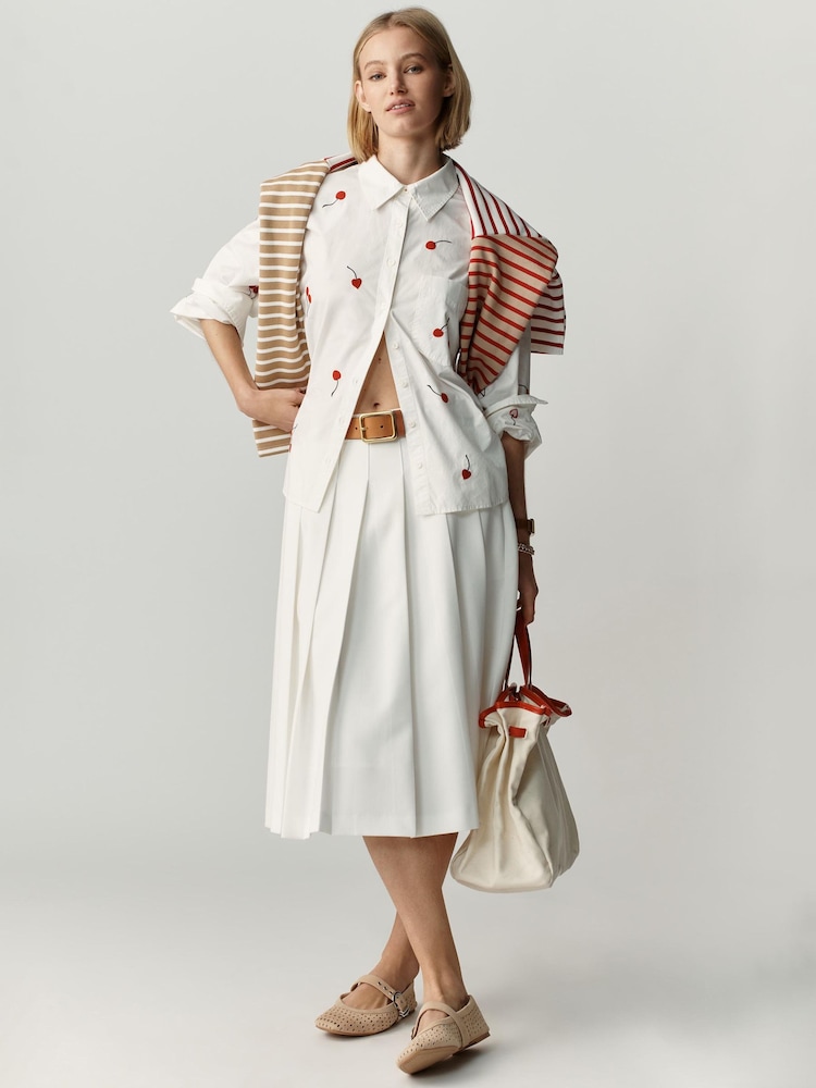 Anthropologie Maeve The Shrunken Bennet Buttondown Shirt - Image 1 of 3