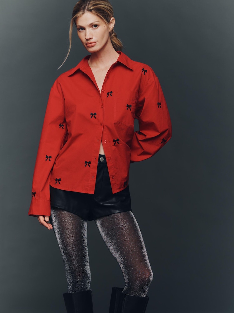 Anthropologie Maeve The Shrunken Bennet Buttondown Shirt - Image 2 of 4