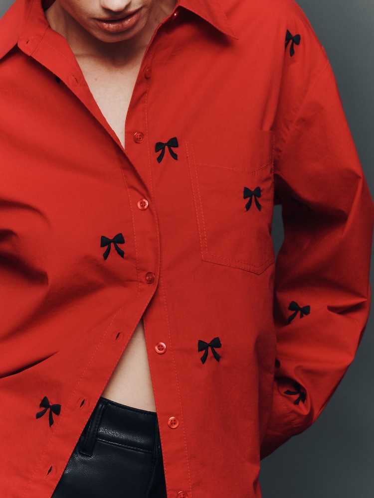 Anthropologie Maeve The Shrunken Bennet Buttondown Shirt - Image 4 of 4