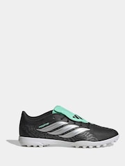 Negro - Botas de fútbol para césped artificial adidas Predator Club con lengüeta plegable - Imagen 1 de 10