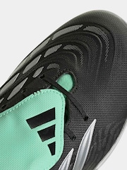 Negro - Botas de fútbol para césped artificial adidas Predator Club con lengüeta plegable - Imagen 10 de 10