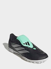 Negro - Botas de fútbol para césped artificial adidas Predator Club con lengüeta plegable - Imagen 3 de 10