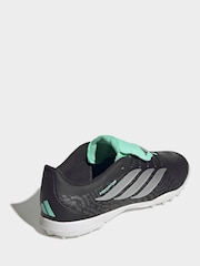 Negro - Botas de fútbol para césped artificial adidas Predator Club con lengüeta plegable - Imagen 4 de 10