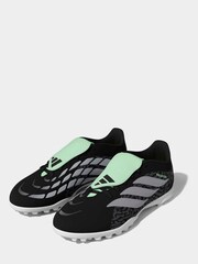Negro - Botas de fútbol para césped artificial adidas Predator Club con lengüeta plegable - Imagen 5 de 10